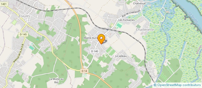 localisation de l'entreprise MONSIEUR ANTHONY DUBOIS  CHAILLEVETTE