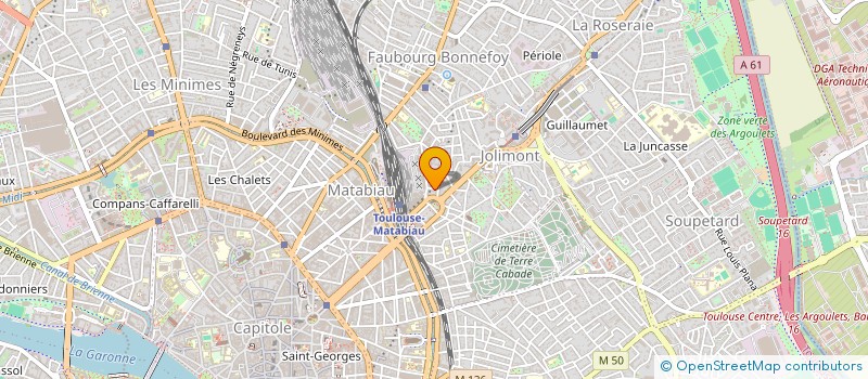 localisation de l'entreprise MONSIEUR ANTHONY DUBOIS à TOULOUSE