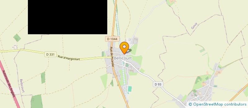 localisation de l'entreprise MONSIEUR ANTHONY DUBREUCQ  BELLICOURT