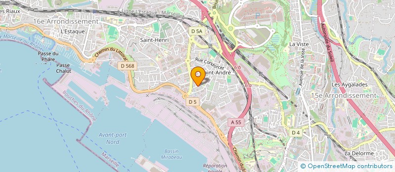 localisation de l'entreprise MONSIEUR ANTHONY DUCHENE  MARSEILLE