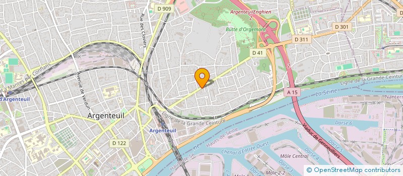 localisation de l'entreprise MONSIEUR ANTHONY DUCHESNE  ARGENTEUIL