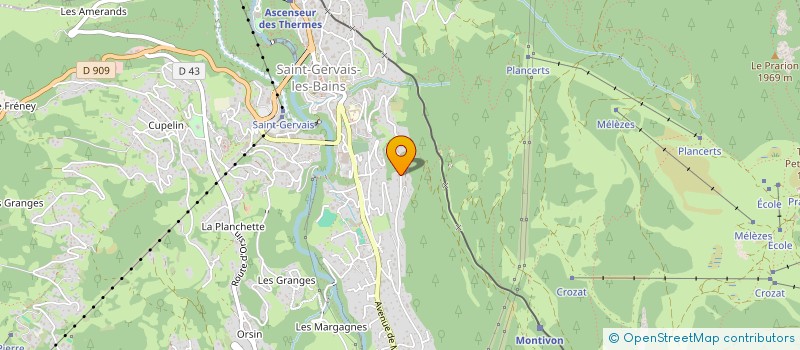 localisation de l'entreprise MONSIEUR ANTHONY DUFOUR  SAINT-GERVAIS-LES-BAINS