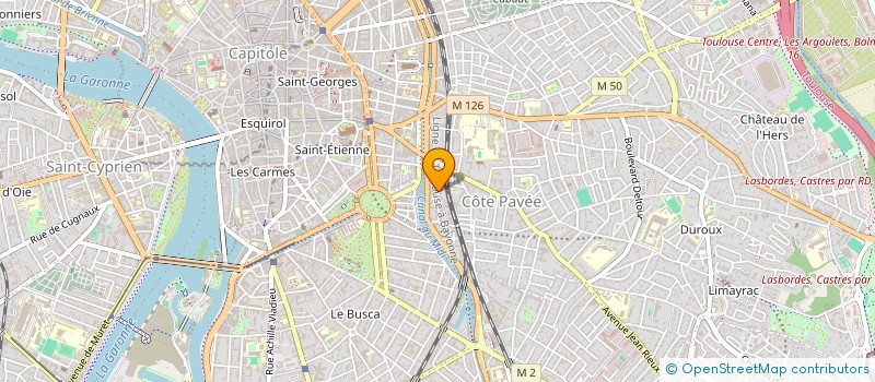 localisation de l'entreprise MONSIEUR ANTHONY DULAC  TOULOUSE