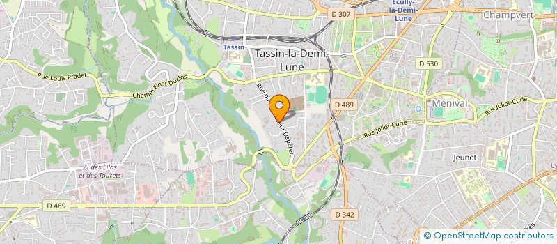 localisation de l'entreprise MONSIEUR ANTHONY DUMAS  TASSIN-LA-DEMI-LUNE