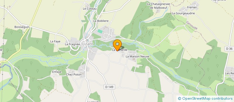 localisation de l'entreprise MONSIEUR ANTHONY DUNN à LIZANT