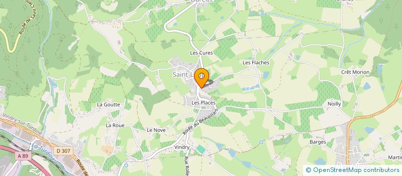 localisation de l'entreprise MONSIEUR ANTHONY DUPERRAY  VINDRY-SUR-TURDINE