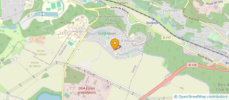 localisation de l'entreprise MONSIEUR ANTHONY DUPOST  SACLAY