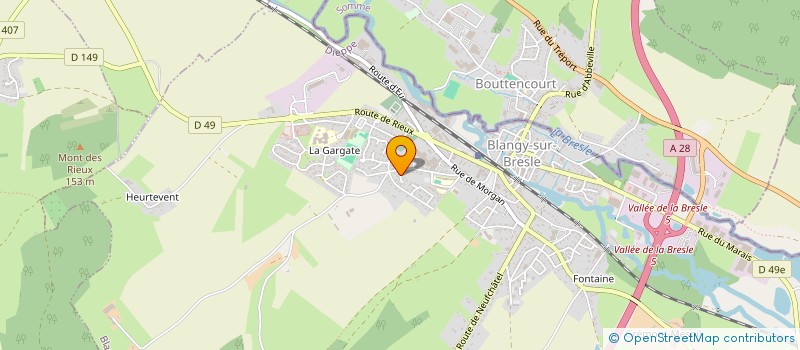 localisation de l'entreprise MONSIEUR ANTHONY DUPUIS à BLANGY-SUR-BRESLE