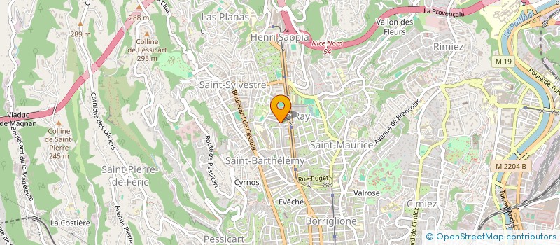 localisation de l'entreprise MONSIEUR ANTHONY DUPUY à NICE