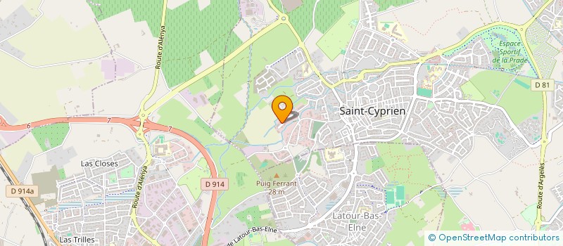 localisation de l'entreprise MONSIEUR ANTHONY DUPUY  SAINT-CYPRIEN