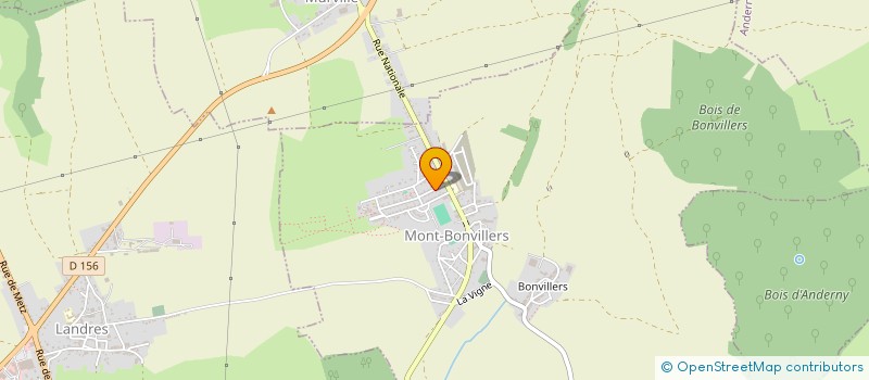 localisation de l'entreprise MONSIEUR ANTHONY DURAND  MONT-BONVILLERS