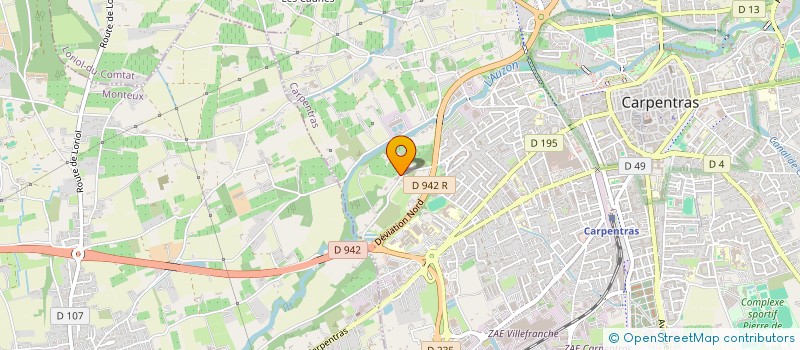 localisation de l'entreprise MONSIEUR ANTHONY DURAND à CARPENTRAS