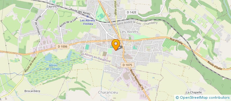 localisation de l'entreprise MONSIEUR ANTHONY DURANTON à LES ABRETS-EN-DAUPHINE