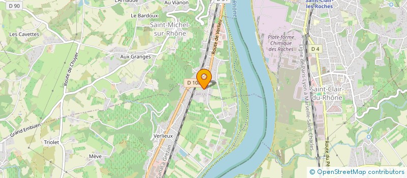 localisation de l'entreprise MONSIEUR ANTHONY DUTANG  CHAVANAY