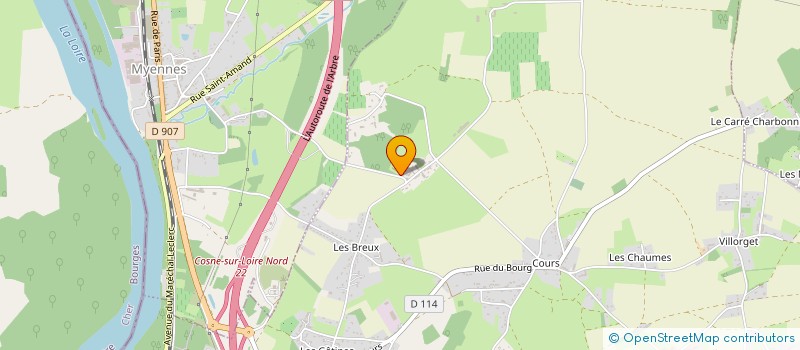 localisation de l'entreprise MONSIEUR ANTHONY DZIUBEK à COSNE-COURS-SUR-LOIRE
