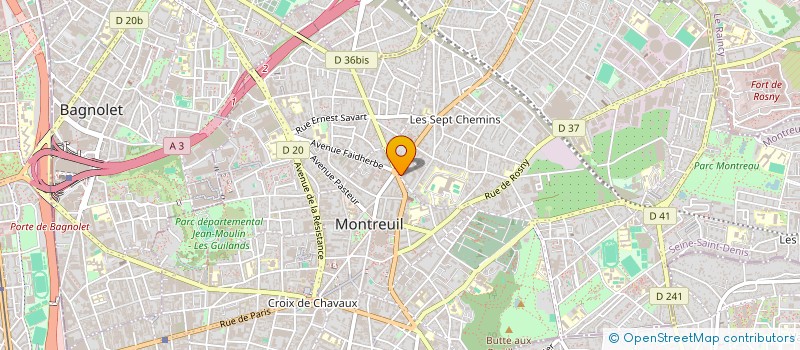 localisation de l'entreprise MONSIEUR ANTHONY ECK DUFRESNE à MONTREUIL