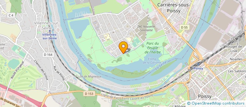 localisation de l'entreprise MONSIEUR ANTHONY EFFROY  CARRIERES-SOUS-POISSY