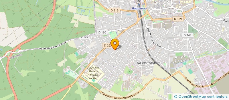 localisation de l'entreprise MONSIEUR ANTHONY EHLES  HAGUENAU