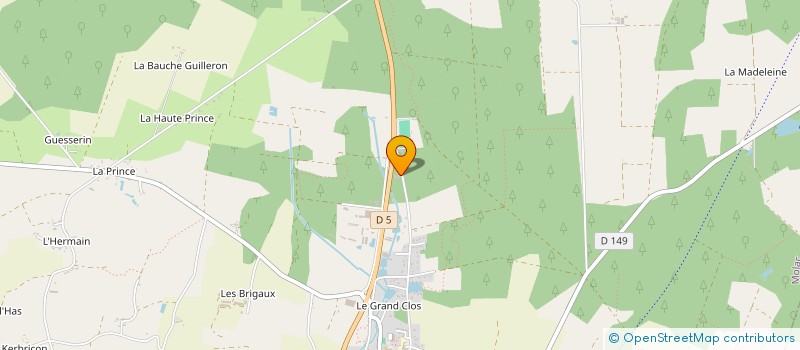 localisation de l'entreprise MONSIEUR ANTHONY ERMEL  MOLAC