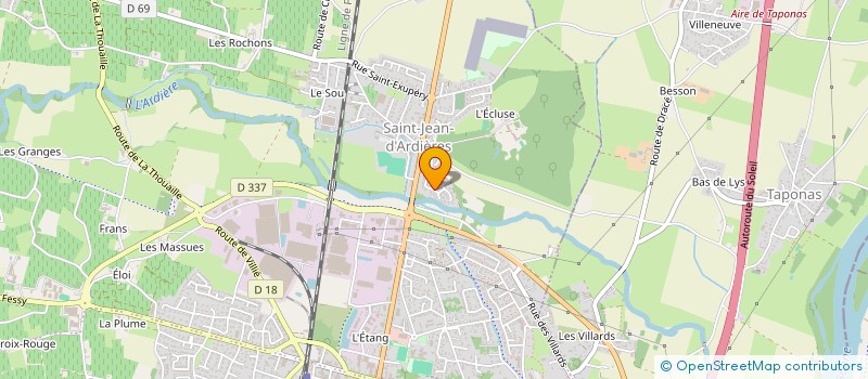 localisation de l'entreprise MONSIEUR ANTHONY ERNAULT  BELLEVILLE-EN-BEAUJOLAIS