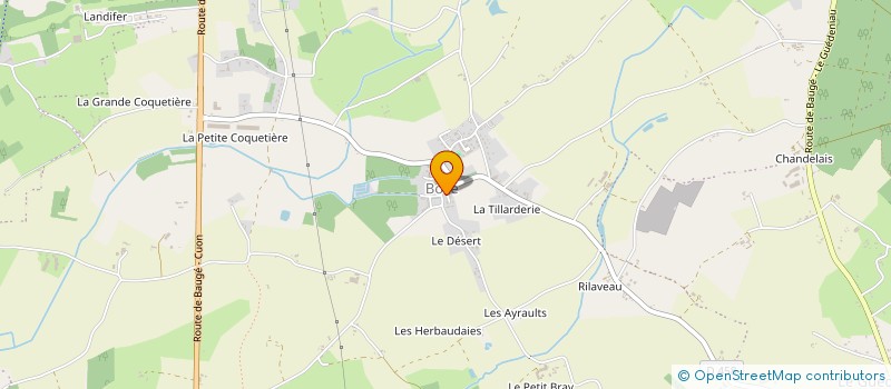 localisation de l'entreprise MONSIEUR ANTHONY ESNAULT à BAUGE-EN-ANJOU