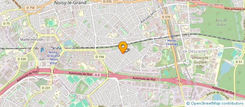 localisation de l'entreprise MONSIEUR ANTHONY ETCHEBARNE  NOISY-LE-GRAND