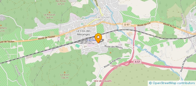 localisation de l'entreprise MONSIEUR ANTHONY EUPHRASIE à CARNOULES
