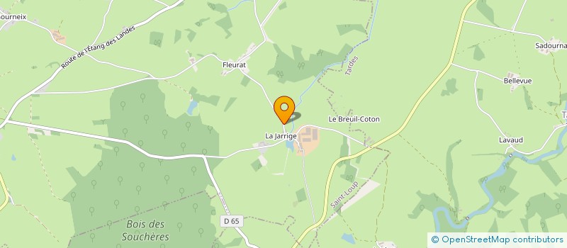 localisation de l'entreprise MONSIEUR ANTHONY EXARTIER  SAINT-LOUP