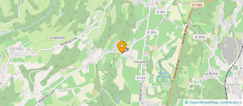 localisation de l'entreprise MONSIEUR ANTHONY EYRAUD  CHANTESSE