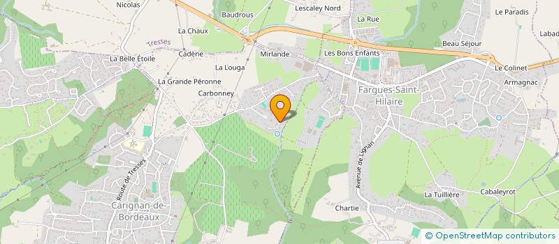 localisation de l'entreprise MONSIEUR ANTHONY EYREAU  CARIGNAN-DE-BORDEAUX