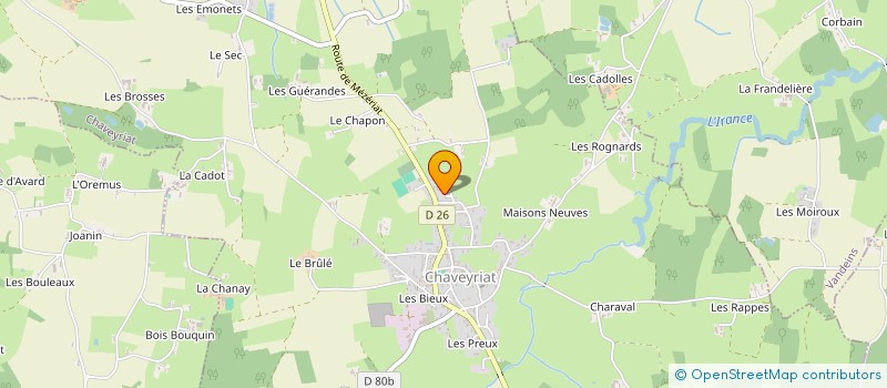 localisation de l'entreprise MONSIEUR ANTHONY FACAS à CHAVEYRIAT