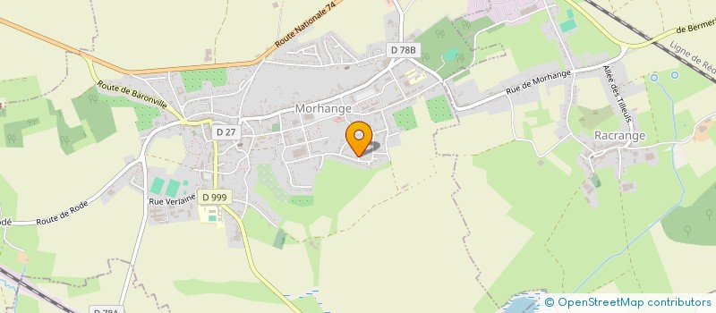 localisation de l'entreprise MONSIEUR ANTHONY FALAQUE  MORHANGE