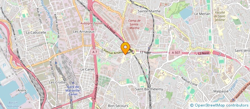 localisation de l'entreprise MONSIEUR ANTHONY FALLOUR à MARSEILLE
