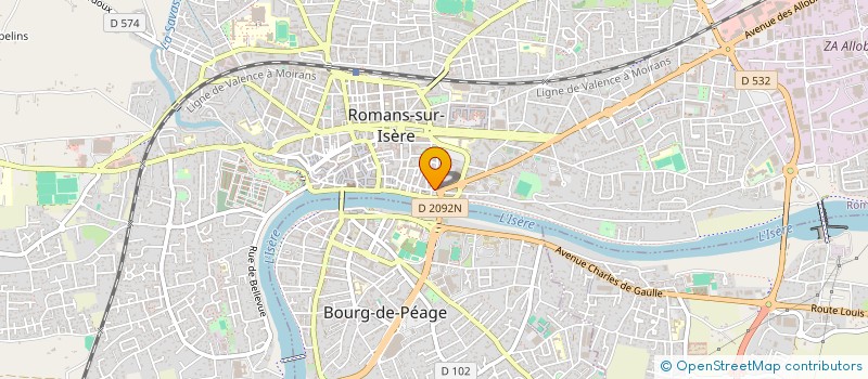 localisation de l'entreprise MONSIEUR ANTHONY FALMON  ROMANS-SUR-ISERE