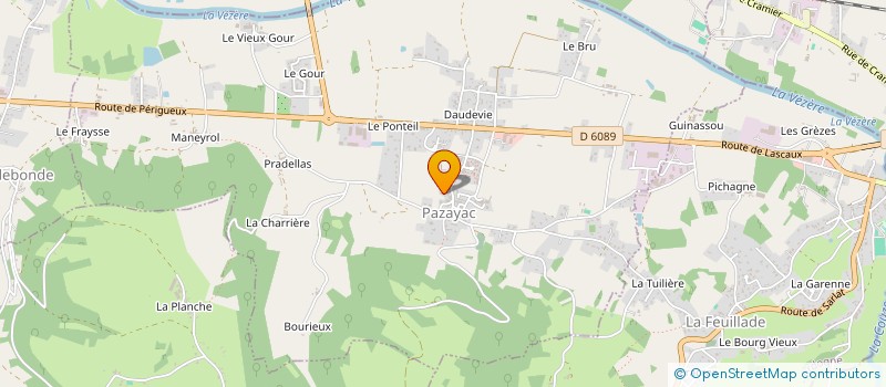 localisation de l'entreprise MONSIEUR ANTHONY FARGEAS  TERRASSON LAVILLEDIEU