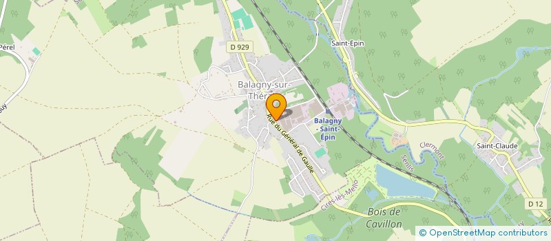 localisation de l'entreprise MONSIEUR ANTHONY FARIA  BALAGNY-SUR-THERAIN