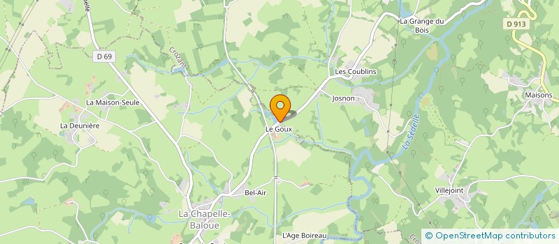 localisation de l'entreprise MONSIEUR ANTHONY FARRELL à LA CHAPELLE-BALOUE