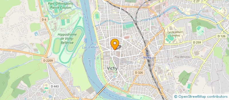 localisation de l'entreprise MONSIEUR ANTHONY FAURE à VICHY