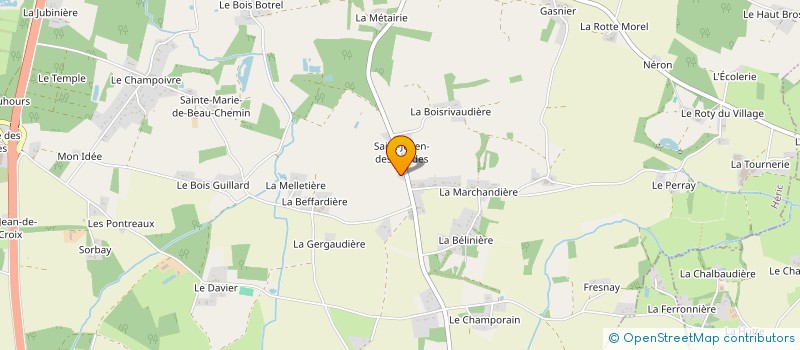 localisation de l'entreprise MONSIEUR ANTHONY FAUVEL  FONTAINE-ETOUPEFOUR