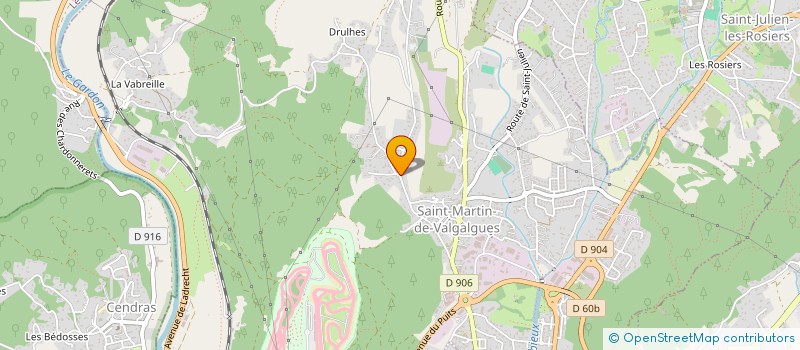 localisation de l'entreprise MONSIEUR ANTHONY FAVEDE  SAINT-MARTIN-DE-VALGALGUES