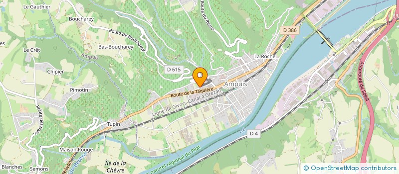 localisation de l'entreprise MONSIEUR ANTHONY FAVRE  AMPUIS