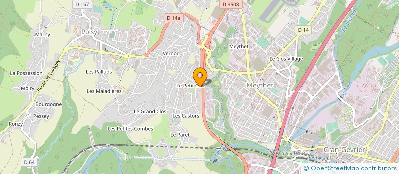 localisation de l'entreprise MONSIEUR ANTHONY FELBER  POISY