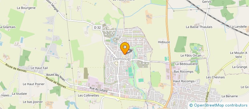 localisation de l'entreprise MONSIEUR ANTHONY FELIX  DOMLOUP