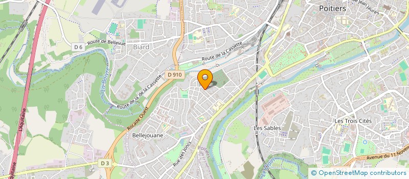 localisation de l'entreprise MONSIEUR ANTHONY FERJOUX à POITIERS