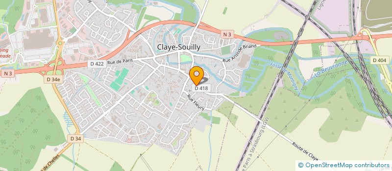 localisation de l'entreprise MONSIEUR ANTHONY FERNANDES  CLAYE-SOUILLY