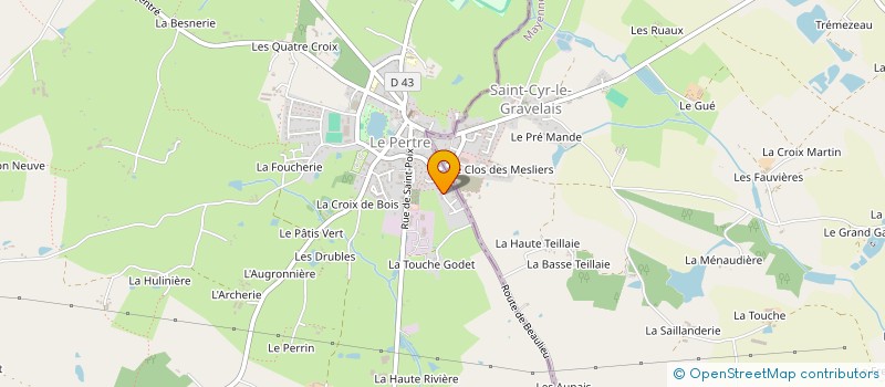 localisation de l'entreprise MONSIEUR ANTHONY FERNANDES  LE PERTRE