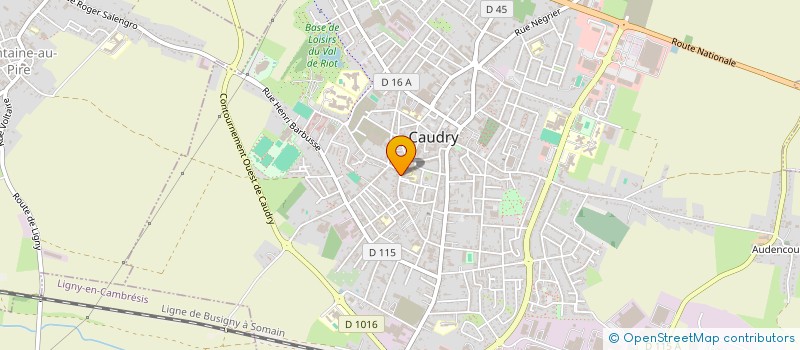 localisation de l'entreprise MONSIEUR ANTHONY FERNANDEZ  CAUDRY