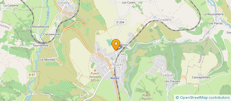 localisation de l'entreprise MONSIEUR ANTHONY FERNANDEZ  CRANSAC