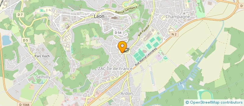 localisation de l'entreprise MONSIEUR ANTHONY FERNET à LAON