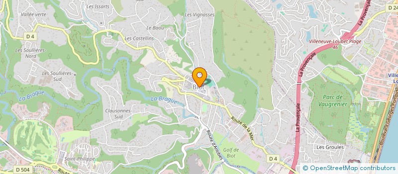 localisation de l'entreprise MONSIEUR ANTHONY FERRANDO  BIOT